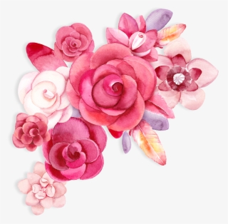 Hand Drawn Cartoon Fashion Red Flower Decoration Vector