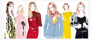 Models Runway Illustration Madame Spiroshalaris - Model