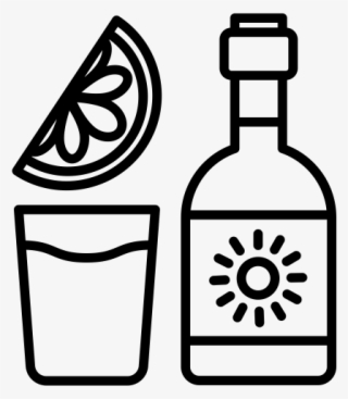 Tequila Shot Rubber Stamp - Coloring Sunscreen