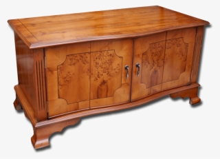 Serpentine Tv Stand On Bracket Feet - Television