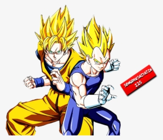 Render De Goku Vegeta By Gokusaiyan125-d71g72a - Goku Peleando Con Vegeta