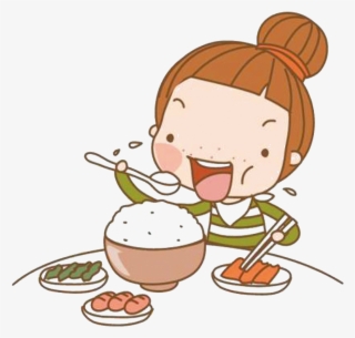 Vector Eating Drawing Cartoon Couple