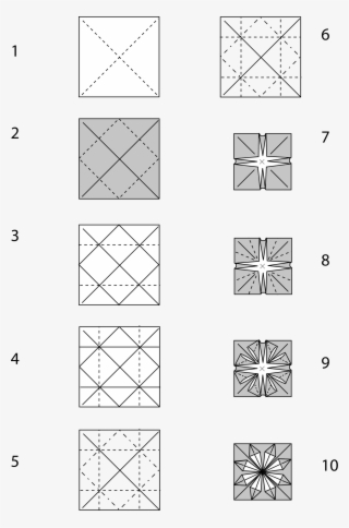 Clipart Origami Decoration Instructions Origami Decorative - Origami Ornaments Step By Step