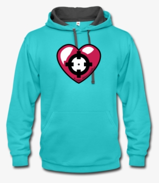 Clip Art Heart Hoodie With Transparent Background - Sweatshirt