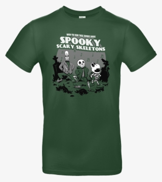Ilustrata Spooky Scary Skeletons T-shirt B&c Exact