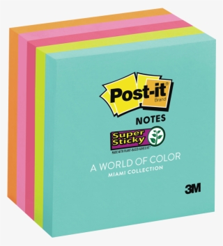 Post-it® Super Sticky Notes 3" X 3" 90 Sheets Per Pad - Super Sticky Post It Notes