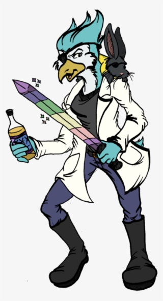I Got A Labcoat As Part Of A Quest In Starbound, And - Rick Sanchez