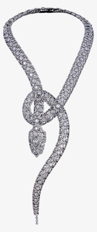Orlov Serpentes Necklace Set With Diamonds - Diamond