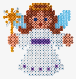 Christmas Angel Hama Perler Beads - Angelito Hama Beads