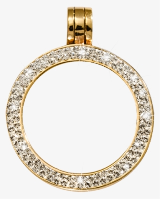Small Coin Carrier - Nikki Lissoni Rose Gold Plated Swarovski Crystal Coin