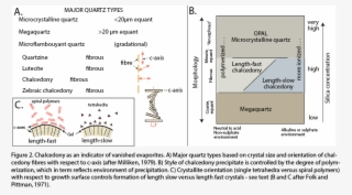 When Opal A Or Opal Ct Occur In A Sedimentary Host, - Diagram