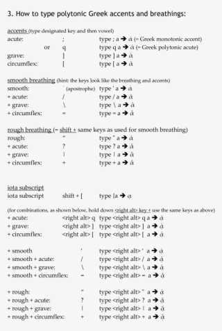 Ancient Polytonic Greek In Windows-3 - Windows 3.0