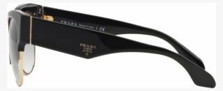 Zoom - Prada Pr 11rs 1ab0a7 Black (grey Gradient) 56-16-140