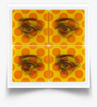 Eye Polka Dot Coasters