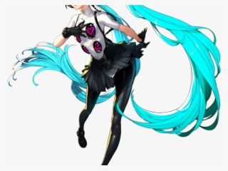 Hatsune Miku Clipart Design - Persona 4 Dancing All Night Concept Art