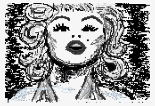 Pixel Celebrity Art - Line Art