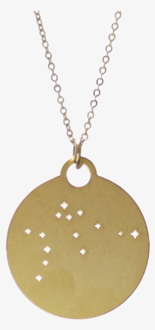 Constellation Pendants - Alphabet Simple Gold Pendant