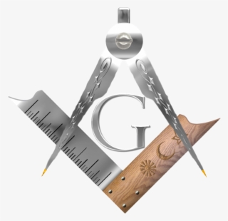 Square & Compasses Set - Masones Logo Png