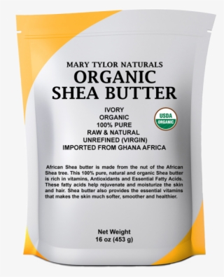 Organic Shea Butter, Unrefined, 1 Lb Raw Ivory Grade