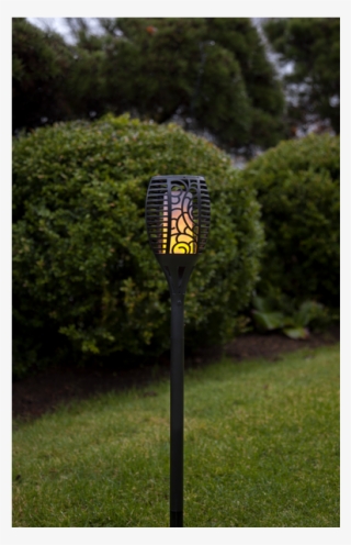 Solar Torch Flame - Lykta Led Svart