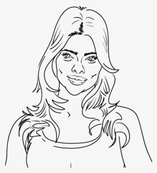 Priyanka Chopra - Line Art