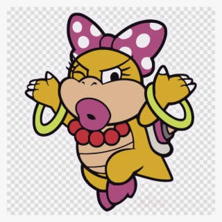 Wendy O Koopa Clipart Paper Mario - Wendy O Koopa Paper Mario