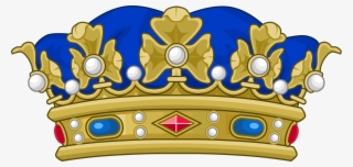 Heraldic Depiction Of A Duke's Coronet, With Blue Bonnet - Crown Duke