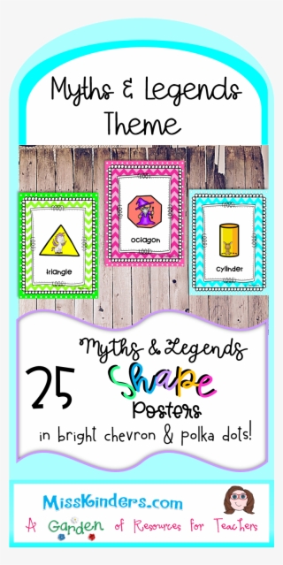 This Is A Set Of Myth And Legend Themed Chevron And - Illustration