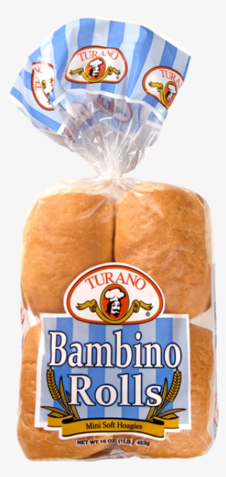 Bambino Rolls Turano Baking Png Turano French Bread - Bambino Rolls