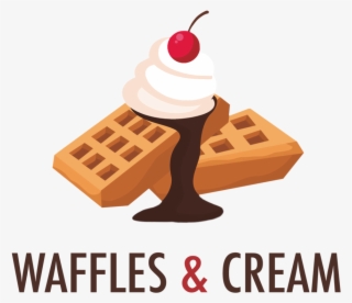 Waffles And Cream, Transparent Background - Waffle