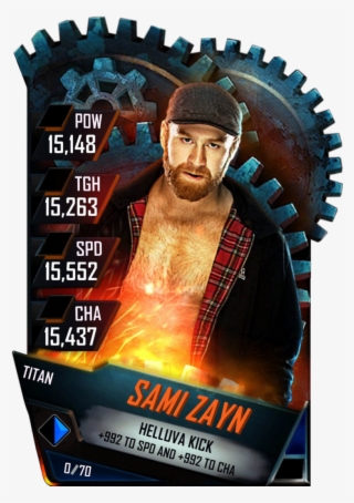 Samizayn S4 18 Titan - Roman Reigns Wwe Supercard Titan