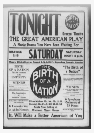 In Response, The Movie Increased Revenue For The Film - Birth Of A Nation, 1915