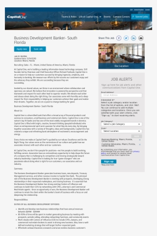 Recruiting - Sales - Fl - Finance