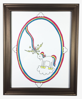 Rainbow Thunder Print - Picture Frame