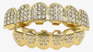 Silver Iced Out Cz Teeth Grillz