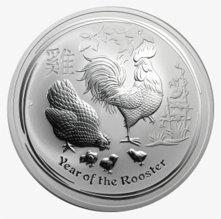10 Oz Silver 2017 Year Of The Rooster Bu