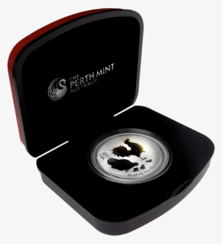 Pre-owned 2017 Australian Lunar Rooster 1oz Silver - Data Storage Device