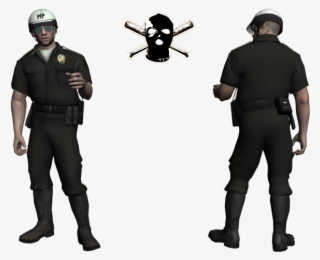 Новый Персонаж New Pd Skins Для Gta San Andreas - Biker Cop Skin Samp