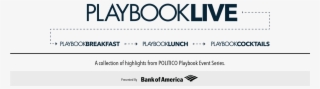 Playbook Event Series - Bank Of America