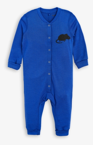 Mouse Wool Onesie - Mini Rodini Girls Green Panther Organic Dress