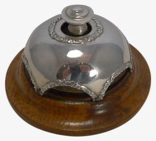 Antique English Sterling Silver Desk Or Counter Bell