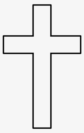 Christian Symbols - White Cross Transparent Background