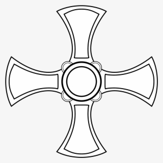 Open - St Cuthbert's Cross Vector