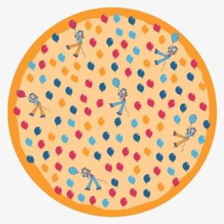 Balloons Round Placemat