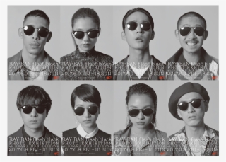 Ray-ban Flash Black Photo Exhibition By Beams2 - Collage