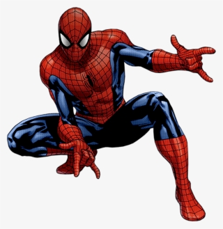 Transparent Comic Spiderman