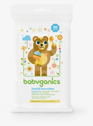 Hand & Face Wipes, Fragrance Free
