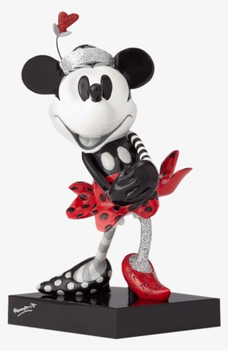 Minnie Mouse 7” Statue By Romero Britto - Steamboat Minnie