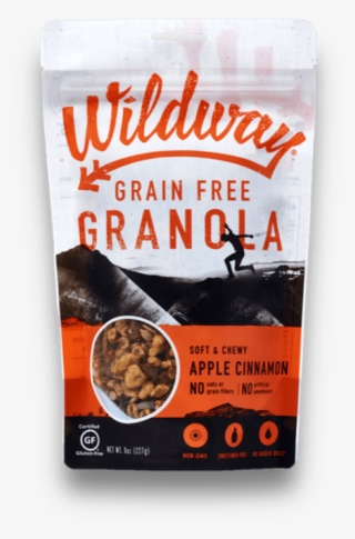 Apple Cinnamon, 8oz - Wildway Vanilla Bean Espresso Grain Free Granola