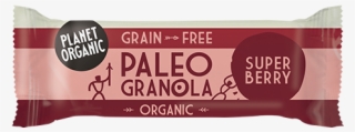 Super Berry Paleo Granola Bar - Planet Organic - Paleo Granola Bars Chocolate B 30